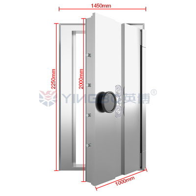 H2250*W1450mm chống cắt Modern Bank Vault Door Three Lock Linkage YB/VC-2