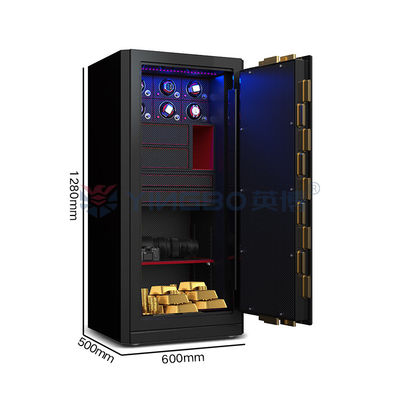 H1280mm hộp đồ trang sức an toàn dấu vân tay sinh trắc học khóa đồng hồ Winder an toàn