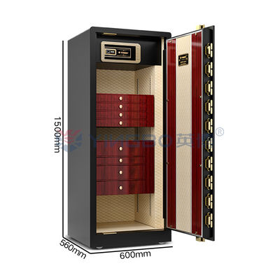 Máy báo động đôi Luxury Smart High End Jewelry Safe Solid Steel 170kg Watch Safe With Winder