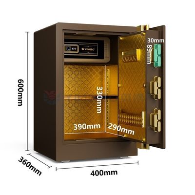 Solid Steel Home Safe Box khóa vân tay kỹ thuật số H600mm