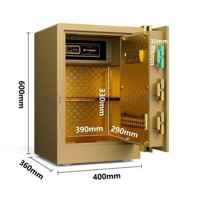 Chốt bằng sáng chế Chiếc hộp an toàn sang trọng Khóa vân tay YB/RS-60