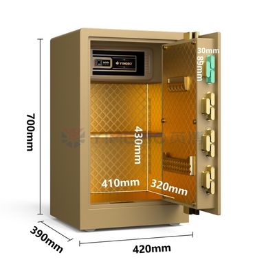 39kg Luxury Home Safe Box báo động kép YB/RS-70