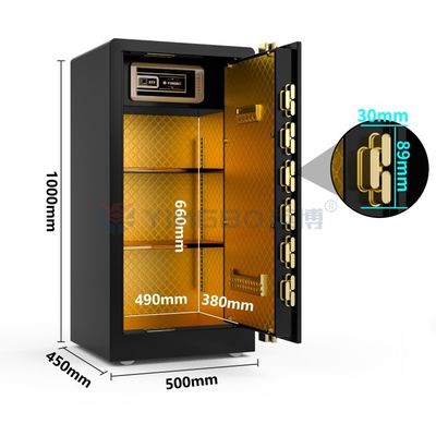 Thép rắn báo động thông minh phòng an toàn nhà 68kg YB/RS-100