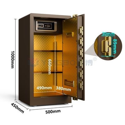 Hộp an toàn dấu vân tay sinh trắc học Hộp an toàn thông minh cho an ninh gia đình YB / RS-100