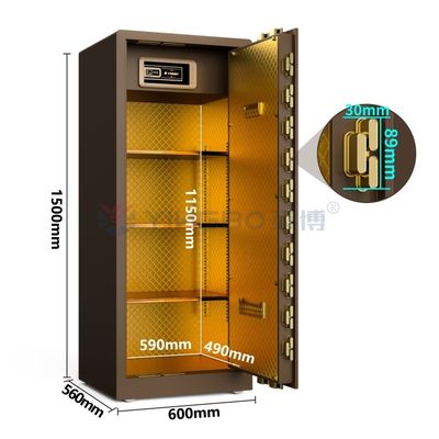 Cảnh báo đôi Thép rắn lớn cao cấp phòng an toàn gia đình 120kg cho an ninh YB / RS-150