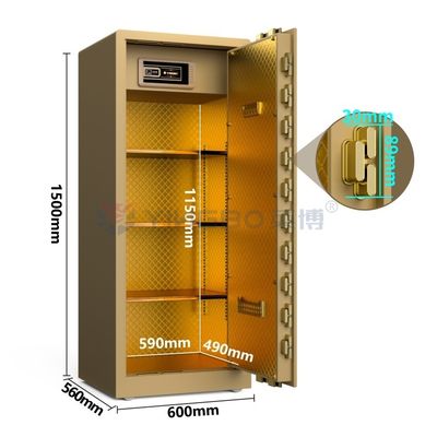 H59 trong hộp an toàn sinh trắc học báo động hai lần khóa vân tay YB/RS-150