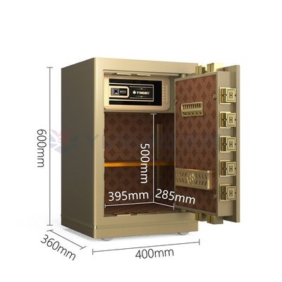 Hộp an toàn vân tay bán dẫn Thép rắn cho bảo mật văn phòng YB/N7-60