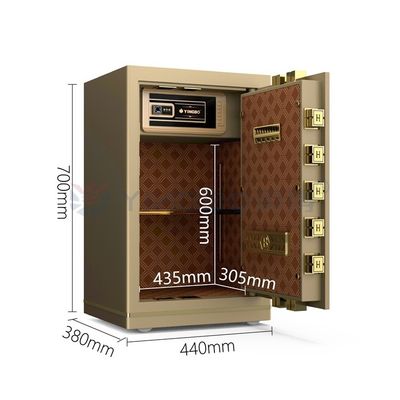 Solid Steel Smart Office Safe Box Khóa dấu vân tay kỹ thuật số sinh trắc học YB/N7-70