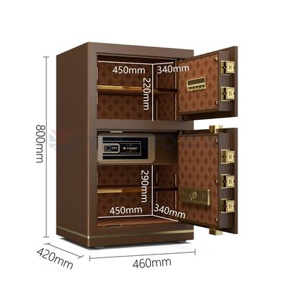 Hộp an toàn văn phòng thông minh báo động kép H800mm 46±2KG YB/N7-80D