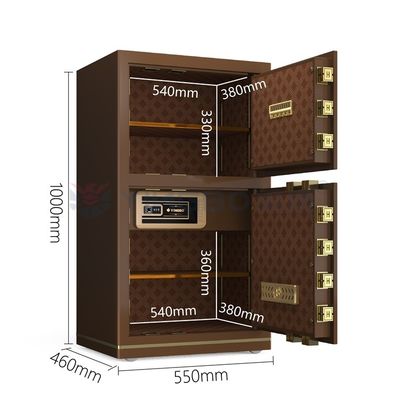 Coffee Solid Steel Luxury Smart cash locker cho văn phòng An ninh YB/N7-100D