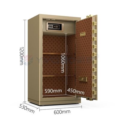 H1200mm Cảnh báo hai hộp an toàn sang trọng cho an ninh văn phòng