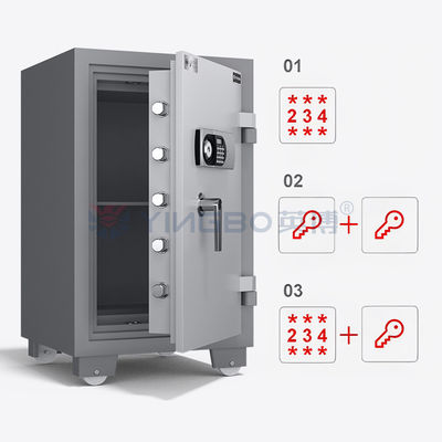 H880mm Smart Fire Proof Safe For Sale Cảnh báo kép chống cháy an toàn cho gia đình YB / FH-88