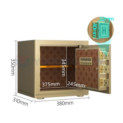 Khóa điện tử phòng an toàn văn phòng sang trọng hộp bằng sáng chế cuộn H350mm