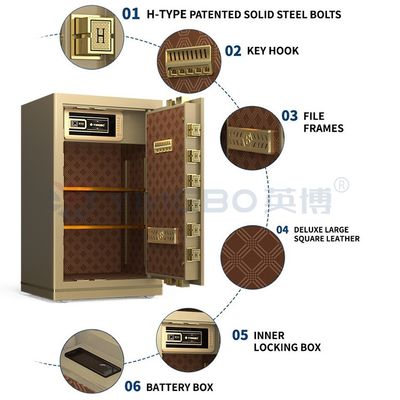 Khung an toàn điện tử khóa thông minh cho bảo mật văn phòng YB/N7-80