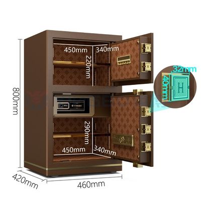 Hộp an toàn văn phòng kỹ thuật số điện tử thông minh cho an ninh H800mm