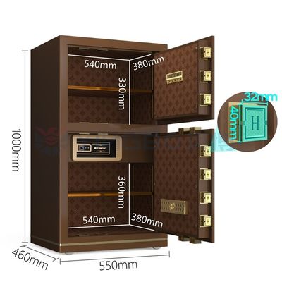 Solid Steel Luxury Smart Electronic Office Safe Box For Security YB/N7-100D Các hộp an toàn điện tử