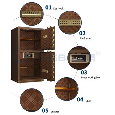 Cửa hai khóa điện tử phòng an toàn phòng văn phòng báo động kép YB/N7-120D