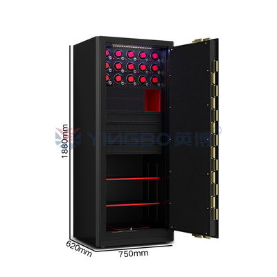 7 cách mở đồ trang sức Watch Winder an toàn Solid Steel dấu vân tay khóa