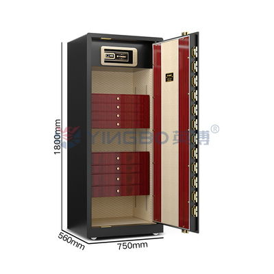 Smart Dual Alarm Solid Steel Jewelry Safe With Drawers / Jewelry Safe For Home (Smart báo động đôi bằng thép rắn)