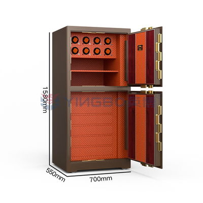 Khóa dấu vân tay sinh trắc học Khóa an toàn đồ trang sức lớn 7 cách mở Khóa an toàn đồng hồ sang trọng
