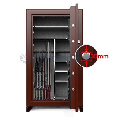 Thép 75 Mins chống cháy Gun xếp hạng Tủ an toàn với 36 súng