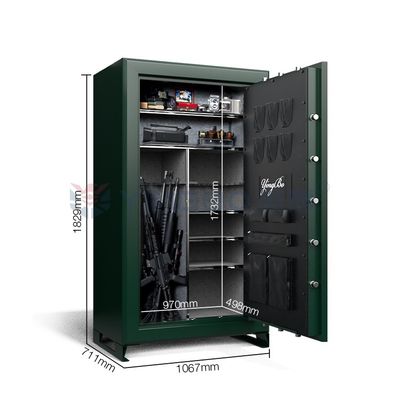 Tủ an toàn súng xây dựng hoàn toàn bằng thép 75 phút Xếp hạng chống cháy Tài liệu chống cháy An toàn