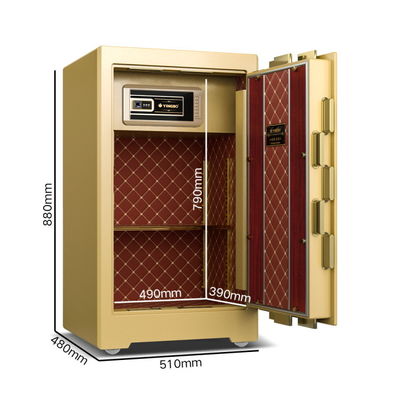 5.5 Cu Ft Cảnh báo hai ngân hàng an toàn an toàn 126±2kg 4 mở cách Smart Safe Box YB / ZY-80