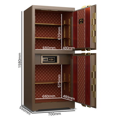278kg Cảnh báo hai Luxury Smart thương mại hộp an toàn cho an ninh YB / ZY-150D