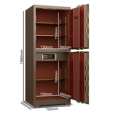 An ninh Thép rắn Luxury Hộp an toàn lớn Khóa ngón tay sinh trắc học YB/ZY-180D