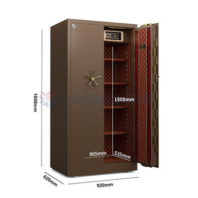 Cửa tủ an toàn bằng thép chắc chắn có thể di chuyển đôi báo động H1800mm để bảo mật