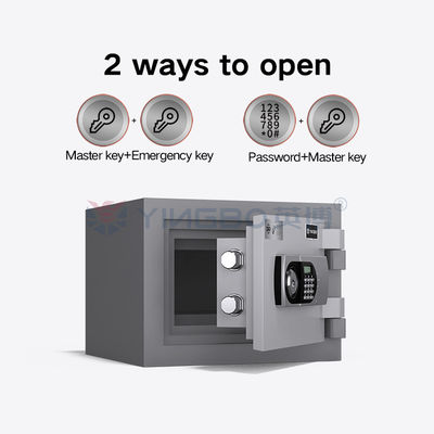 Hộp an toàn chống cháy bằng thép rắn Chống trộm OEM Chống cháy An toàn Xếp hạng lửa UL