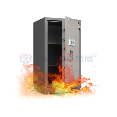 Hộp an toàn chống cháy bằng thép nguyên khối bền bỉ Xếp hạng chống cháy UL Xếp hạng chống cháy An toàn chống trộm An toàn