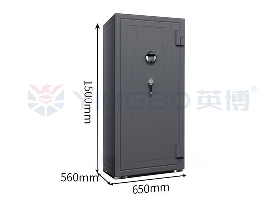 Bọc da Heavy Duty chống cháy đồ trang sức an toàn Đồng hồ an toàn với Winder