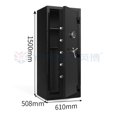 Solid Steel Gun Safe Box Solid Steel Heavy Duty Bảo vệ chống cháy