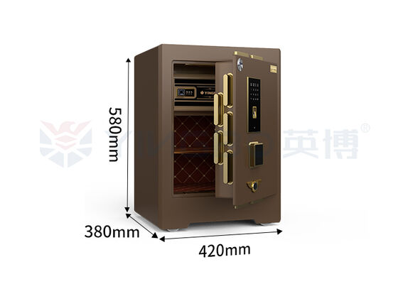 H580mm Hệ thống báo động kép Hộp an toàn thương mại 3D Stereo Soft Leather An ninh kỹ thuật số