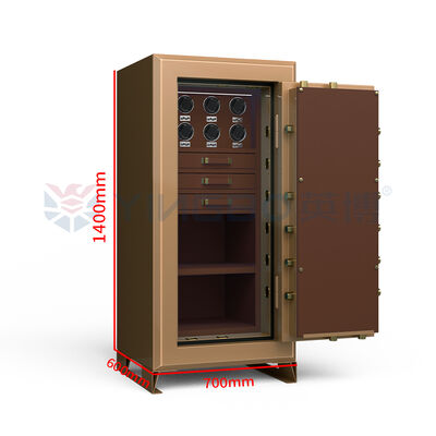 Kích thước lớn Chiếc đàn piano sang trọng Xưởng đồ trang sức hộp an toàn đồng hồ Winder tốt nhất đồ trang sức an toàn lưu trữ cho nhà