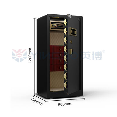 Bảo quản trang sức an toàn Đồng hồ trang sức Winder Safe Hidden Safe Box Da sang trọng