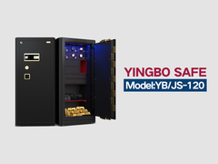 H1280mm đồ trang sức đồng hồ Winder hộp an toàn khóa vân tay