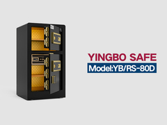 YB/RS-80D dấu vân tay khóa nhà an toàn màu đen