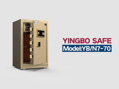 Solid Steel Smart Office Safe Box Khóa dấu vân tay kỹ thuật số sinh trắc học YB/N7-70