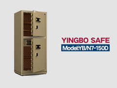 Solid Steel Double Alarm Luxury Office Safe Box Khóa dấu vân tay YB/N7-150D
