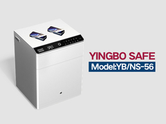 YB-NS-đàn giường thép rắn ngăn kéo màu trắng