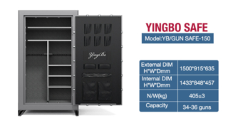 Hộp An Toàn Súng Bảo Mật Cao Tủ An Toàn Súng Tủ Bảo Quản Vũ Khí Hạng Nặng Súng két